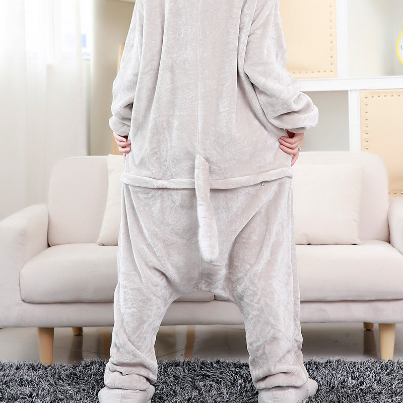 秋冬季男女情侣成人可爱恐龙睡衣 一阳指服饰睡衣/家居服套装