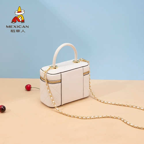 Коробка, летняя сумка через плечо, модная портативная барсетка, цепь, небольшая сумка, коллекция 2022, на цепочке