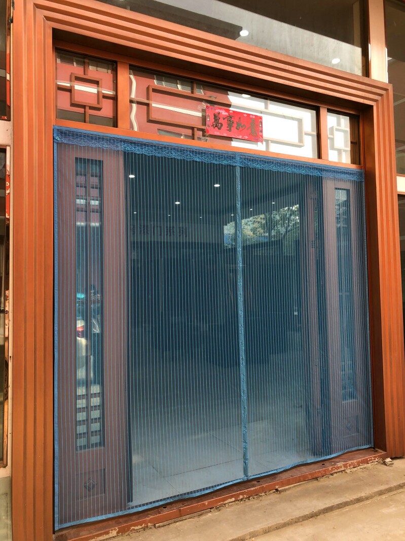 防苍蝇门帘新款房门纱网免打孔蚊帐磁条整磁条长磁条自粘贴网纱帘