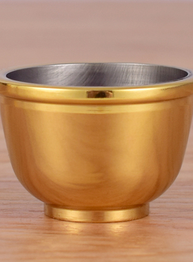 供奉拜神祭祖供佛黄铜茶壶茶杯