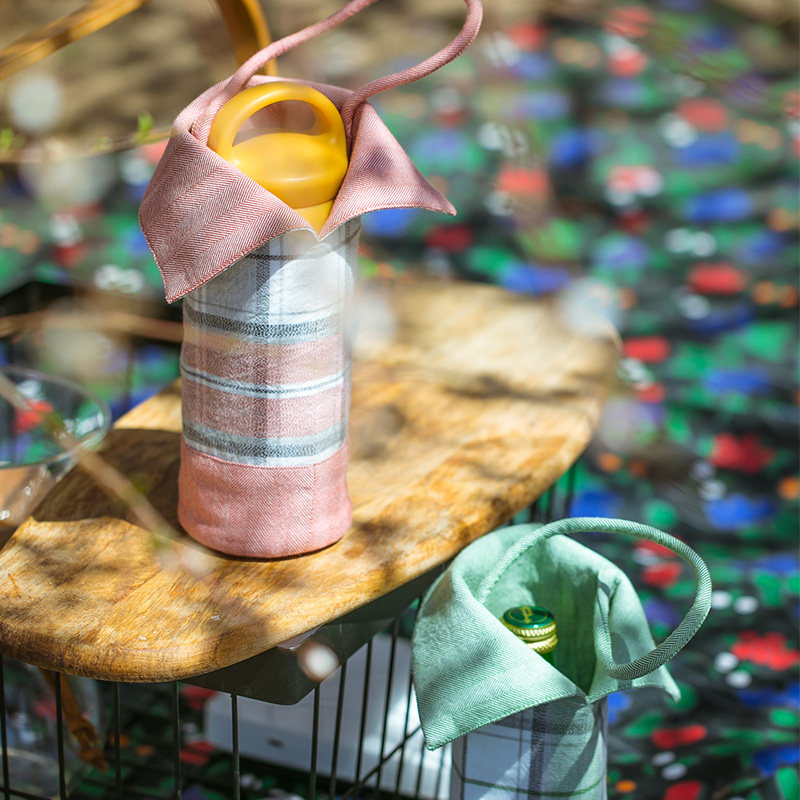 阳春小镇布艺水壶水杯套子保温杯套背带隔热防摔保护套袋子,淘宝优惠券,粉丝福利购,淘宝优惠卷