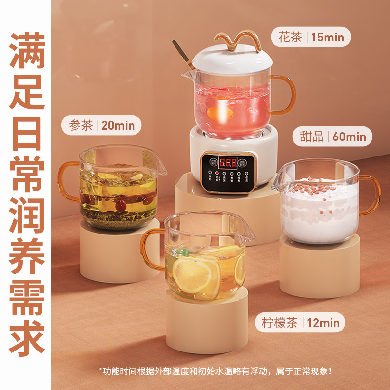 全自动煮茶器家用办公室小型玻璃壶 艾苏恩电器电茶炉/煮茶器/奶茶机