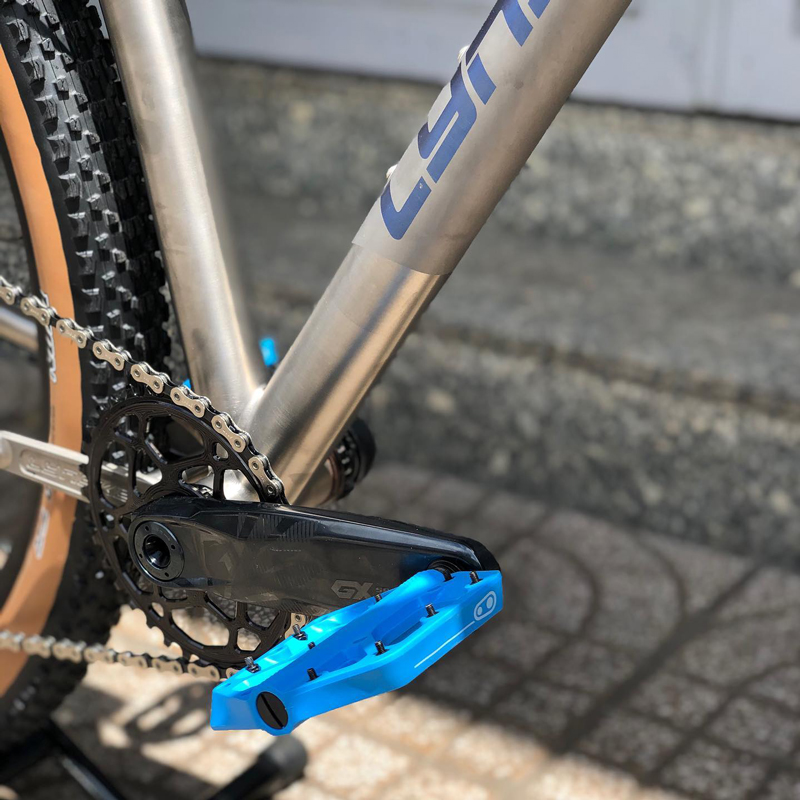 美国Crankbrothers Stamp 1 Pedals山地自行车骑行平板防滑脚踏板-图1