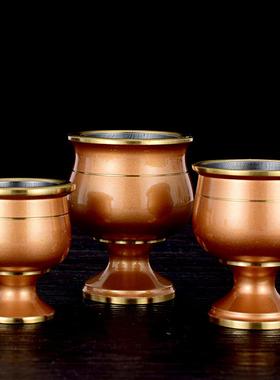 酒杯酒壶黄铜供奉拜神烤漆