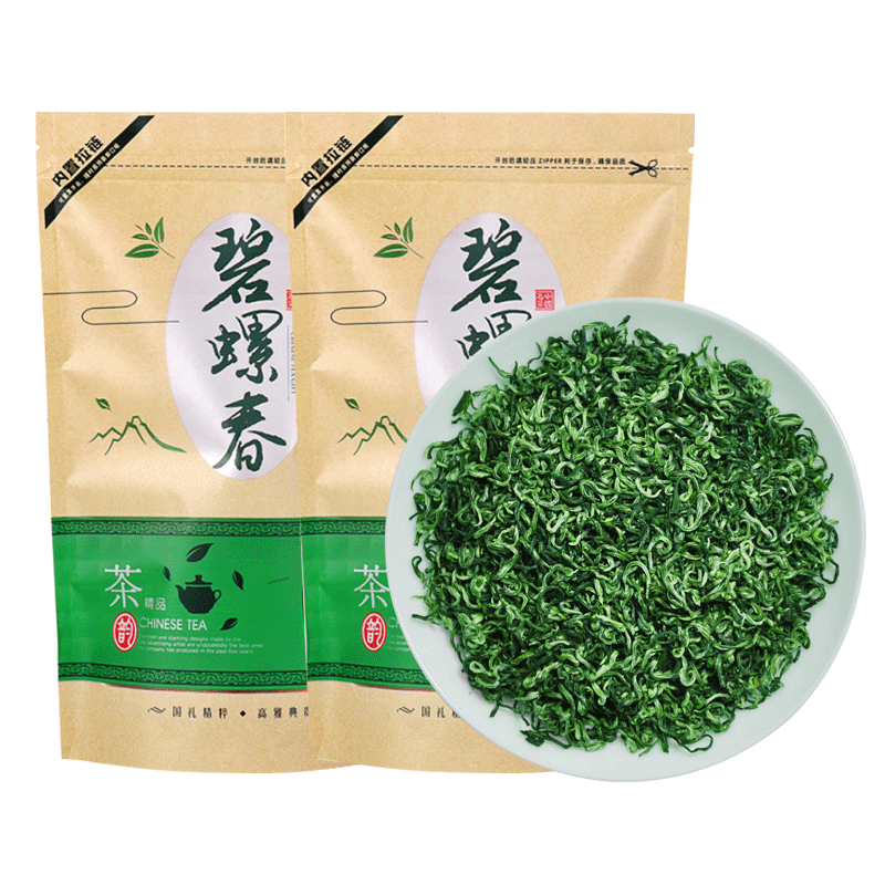 禾安堂旗舰店【买一斤送半斤】禾安堂碧螺春新茶绿茶正宗散装茶叶共750g0