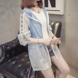 Длинная одежда для защиты от солнца, летняя одежда, дышащий лонгслив, куртка, средней длины, коллекция 2023, оверсайз