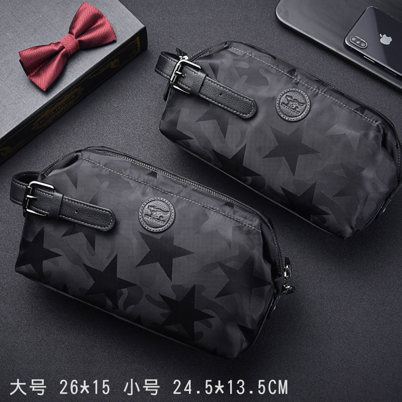 男休闲大容量尼龙帆布男包男士包包 septwolves赤古男士包袋