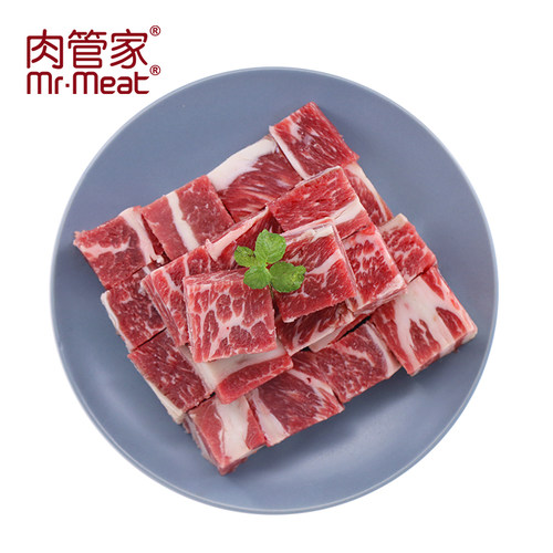 【专区349-50】原切牛腩块500g生鲜冷冻雪花牛肉块牛腩肉冷冻 - 图0