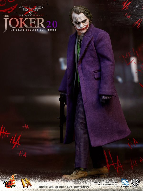 HotToys HT 1/6 DX11蝙蝠侠黑暗骑士小丑2.0 Joker希斯莱杰-图2