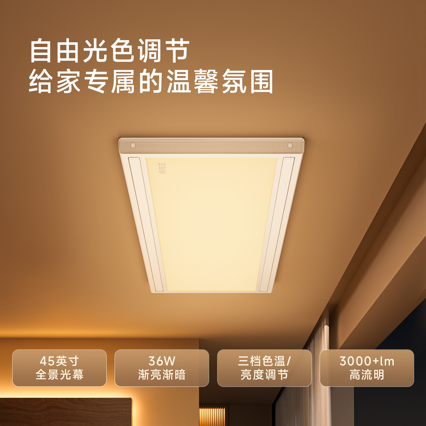 【重磅新品】邦先生超薄隐形电动晾衣架小平板灯L11极简晾衣机