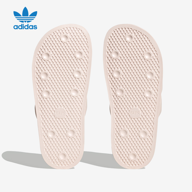 adidas三叶草女鞋 ADILETTE新款一字拖运动凉拖鞋 HQ8772 IG7150-图2