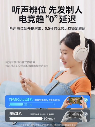 Активная шумоподавляемая отмена ANC 200 часов работы с беспроводной гарнитурой Bluetooth в считанном сроке.