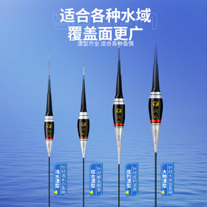 渔眼高灵敏夜光漂咬钩变色电子漂鲫鱼鲤鱼漂硬尾浮漂底钓大物漂