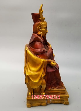 铜四海龙王爷像工艺摆件定制