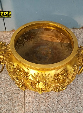 招财进宝香炉铜器定制