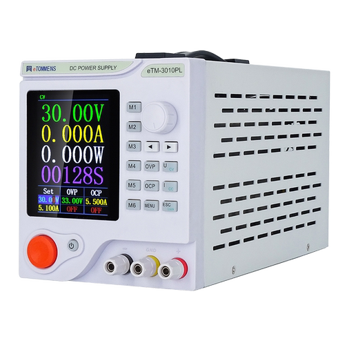 同门eTM-305PL3010PL高精度彩屏可编程30V5A 10A可调直流稳压电源 - 图3