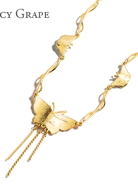 小众超仙彩釉甜美少女项链