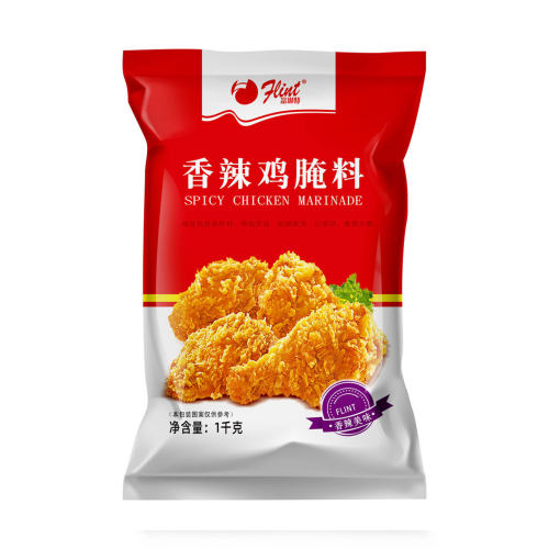 富琳特香辣腌料1kg炸鸡腌料鸡翅鸡米花鸡柳汉堡鸡腿腌制料中辣红 - 图2