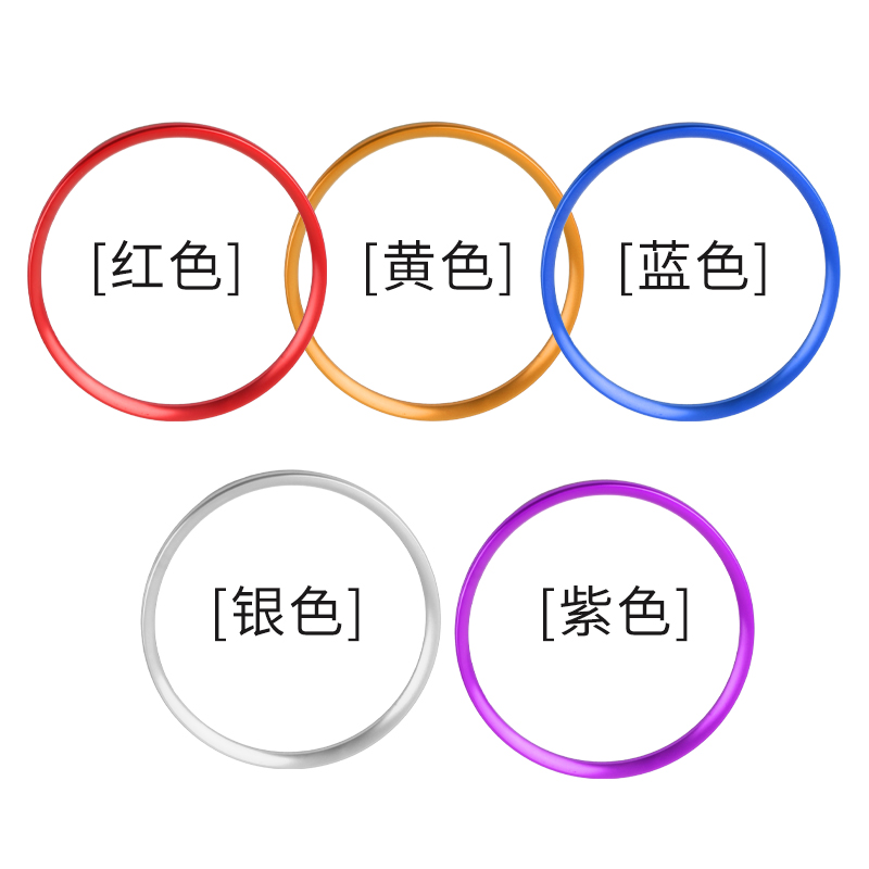 奥迪内饰改装方向盘亮片贴A3/A4L/A5/A6L/Q2L/Q5L/Q3装饰圈金属条 - 图3