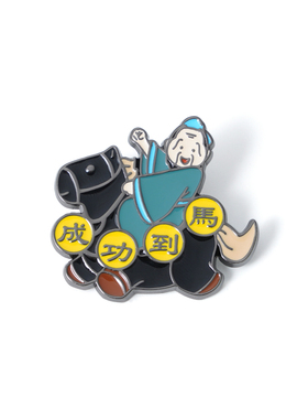 海洛迪原创金属考试祝福卡通徽章