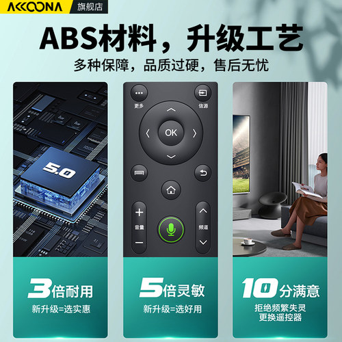 适用KONKA康佳电视机遥控器万能通用款KW-Y003S蓝牙语音KW-YF002 Y003 Y004 005 Y0035 Q55S U65 U60J YF002A - 图2