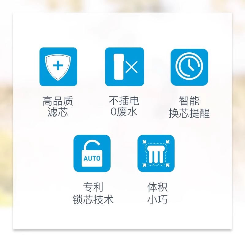 滨特尔F230-D43 F140-C41 U3000 F2000净水器替换滤芯 FHU1 F2B5 - 图1