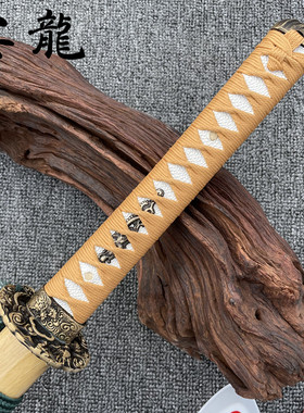 带鞘竹刀竹制拔刀剑居合道具