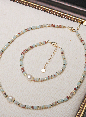 新中式天然巴洛克珍珠项链女