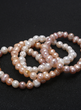 天然淡水真珍珠直播货源可选手链