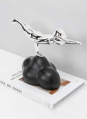 树脂装饰简约现代客厅