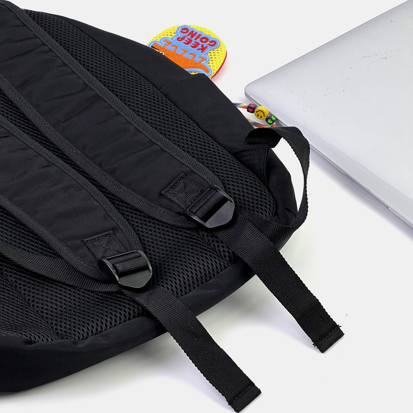 isacrab 简约双肩包小众防水书包女生处高中大学生大容量休闲背包,淘宝优惠券,粉丝福利购,淘宝优惠卷