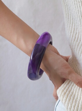 亚克力手镯女轻奢小众设计高级感