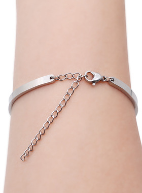 不锈钢时光宝石手镯托盘DIY饰品