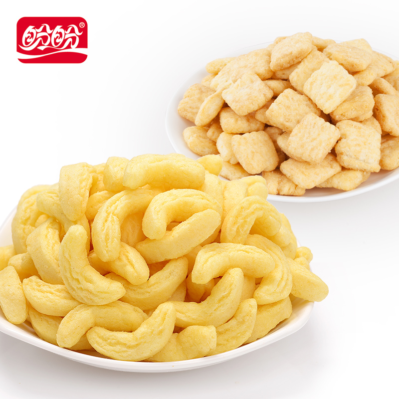 盼盼麦香鸡味块3包大礼包薯片膨化零食小吃好吃的休闲食品批发