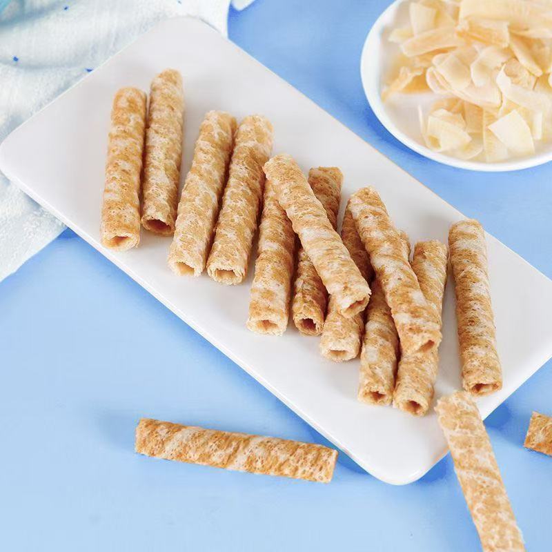 椰子卷椰香脆卷椰子味鸡蛋卷休闲食品小吃孕妇网红解饿零食