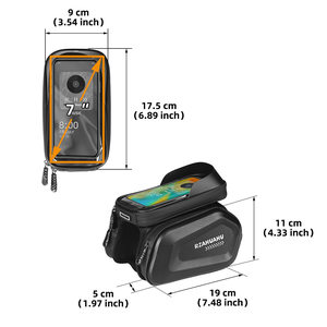 恺亨自行车包前梁包手机包触屏上管包防水硬壳马鞍包骑行装备
