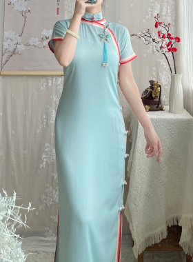 桃枝竹里 国风宋锦桑蚕丝蝴蝶压襟流苏吊坠古风新中式保色