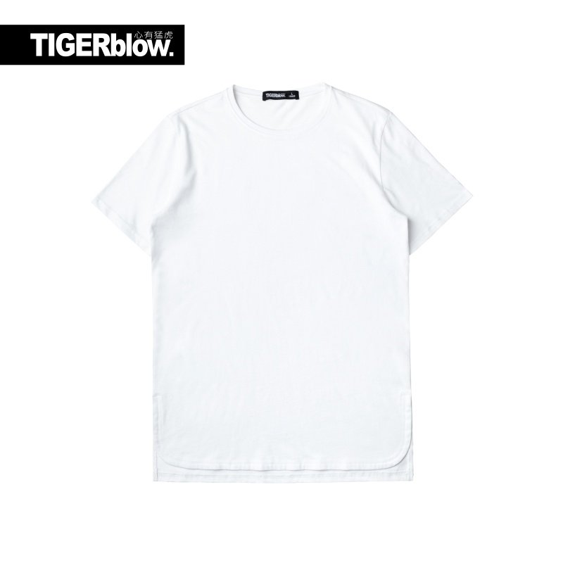 潮牌大码欧美高街嘻哈长短袖男t恤 tigerblowT恤