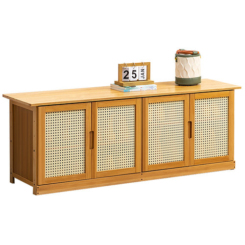 鞋柜家用门口鞋架子简易收纳神器省空间玄关入户实木换鞋凳可坐式 - 图3