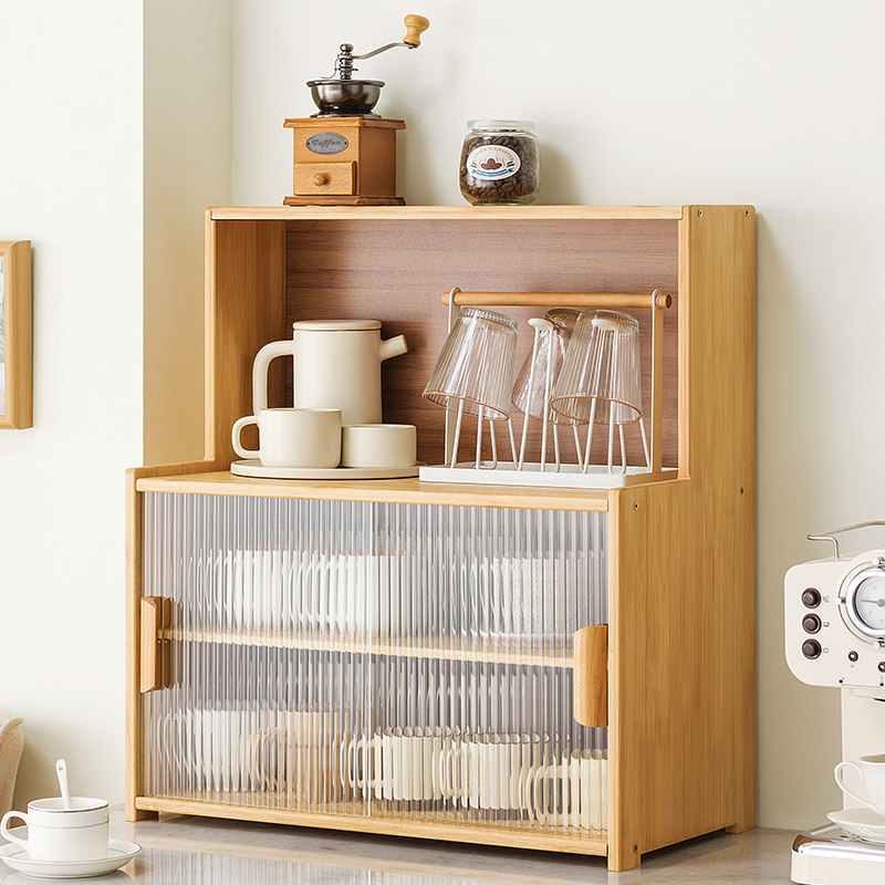桌面收纳盒杯子收纳柜茶具展示柜子储物柜水杯置物架厨房餐具杯架,淘宝优惠券,粉丝福利购,淘宝优惠卷