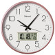 Uranus Radio Clock Large Size Living Room Wall Clock Calendar Silent Wall Watch Modern Home Clock