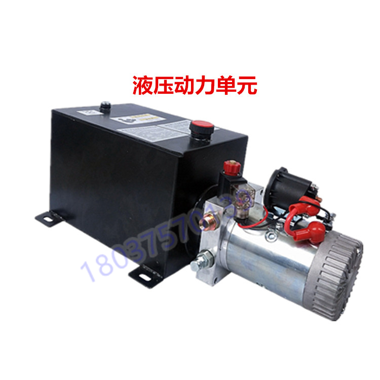 柴油轻卡车12v24v电动液压自卸翻斗改装10吨双油缸液压顶-图1