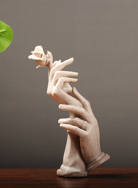 速发简约摆件 物持玫件家居客厅卧室电视柜创意摆瑰结婚礼手礼品