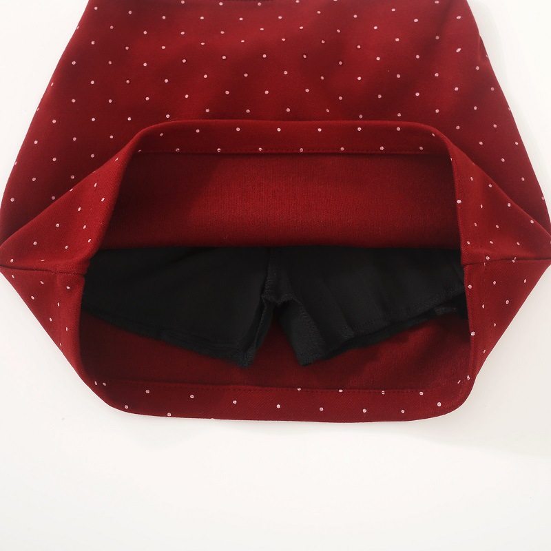 女童秋冬加厚复古波点半身裙儿童高腰显瘦A字短裙小清新包臀裙子9,淘宝优惠券,粉丝福利购,淘宝优惠卷