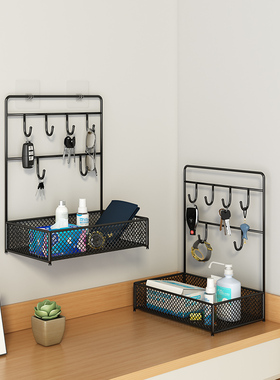 速发进门口鞋柜上收纳玄关摆件置架物挂居饰品家架桌面收纳盒