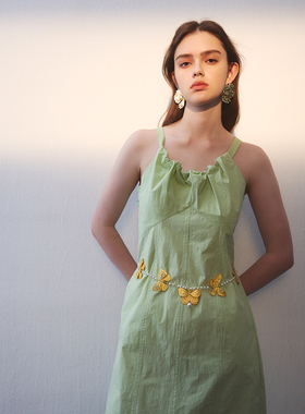 苏心饰品梦境超仙蝴蝶珍珠项圈女小众高级感锁骨链轻奢气质项链