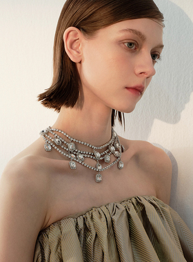 苏心合金项链复古轻奢