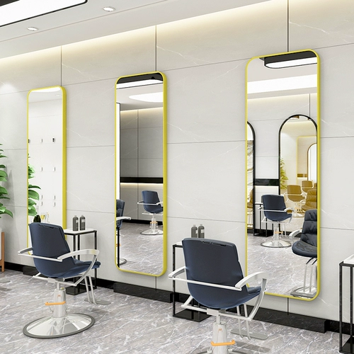 Интернет -знаменитость Tide Shop Shop Shop Mirror Special Hair Cutcure, горячая настенная платформа на стене -381 фото -студия красавица.