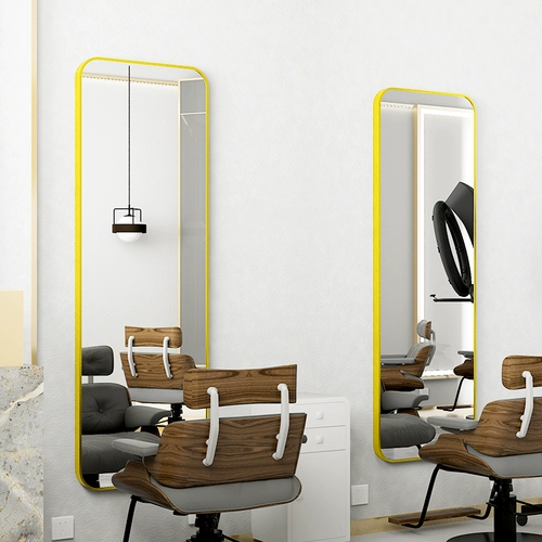 Интернет -знаменитость Tide Shop Shop Shop Mirror Special Hair Cutcure, горячая настенная платформа на стене -381 фото -студия красавица.