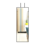 Дверь за дверью, зеркальная пастовая стена с завязкой всего тела, навесная стена, вставьте домашнее приземление общежития для спальни для спальни, висящая дверная зеркало